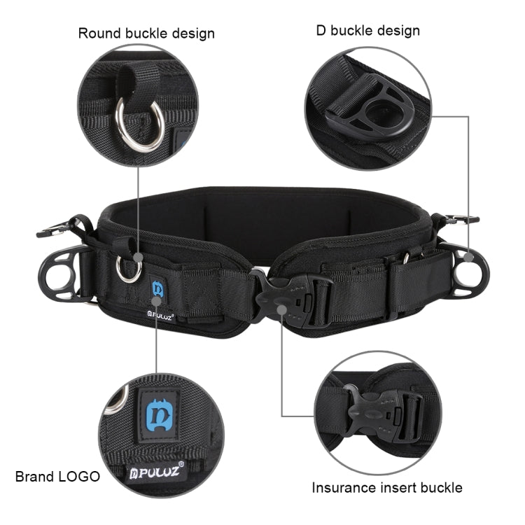 PULUZ Multi-functional Bundle Waistband Strap Belt with Hook for SLR / DSLR Cameras by PULUZ