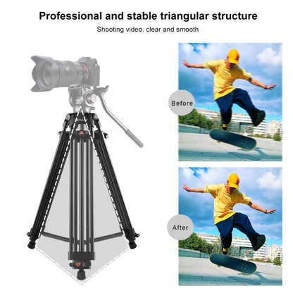 PULUZ Professional Heavy Duty Camcorder Aluminum Alloy Tripod by PULUZ