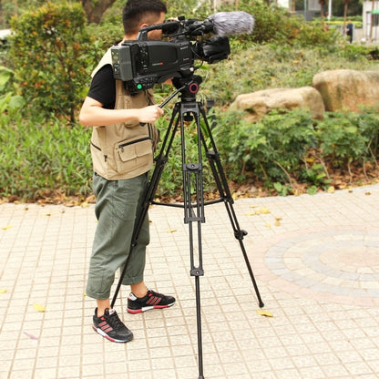 PULUZ Professional Heavy Duty Camcorder Aluminum Alloy Tripod by PULUZ