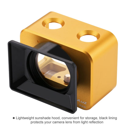 PULUZ for Sony RX0 Aluminum Alloy Protective Cage + 37mm UV Filter Lens + Lens Sunshade with Screws and Screwdrivers(Gold) by PULUZ