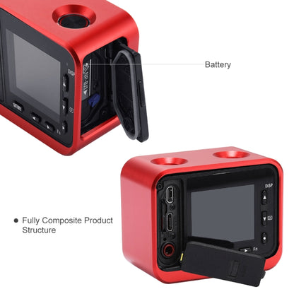 PULUZ for Sony RX0 Aluminum Alloy Protective Cage + 37mm UV Filter Lens + Lens Sunshade with Screws and Screwdrivers(Red) by PULUZ