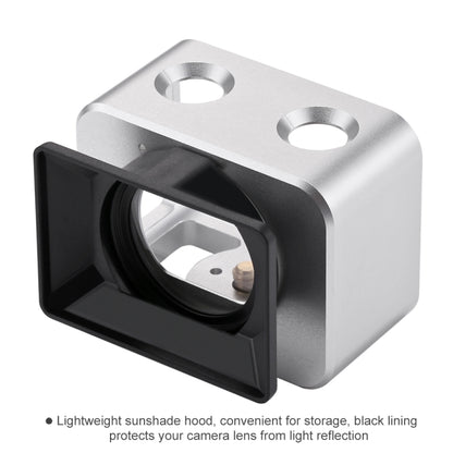 PULUZ for Sony RX0 Aluminum Alloy Protective Cage + 37mm UV Filter Lens + Lens Sunshade with Screws and Screwdrivers(Silver) by PULUZ