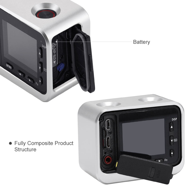 PULUZ for Sony RX0 Aluminum Alloy Protective Cage + 37mm UV Filter Lens + Lens Sunshade with Screws and Screwdrivers(Silver) by PULUZ