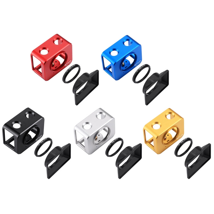 PULUZ for Sony RX0 Aluminum Alloy Protective Cage + 37mm UV Filter Lens + Lens Sunshade with Screws and Screwdrivers(Black) by PULUZ