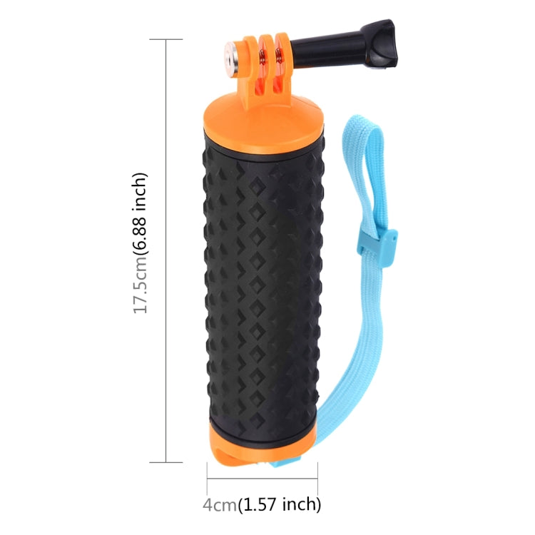 PULUZ Floating Handle Hand Grip Buoyancy Rods with Strap for GoPro HERO10 Black / HERO9 Black / HERO8 Black / HERO7 /6 /5 /5 Session /4 Session /4 /3+ /3 /2 /1, Xiaoyi and Other Action Cameras(Orange) by PULUZ