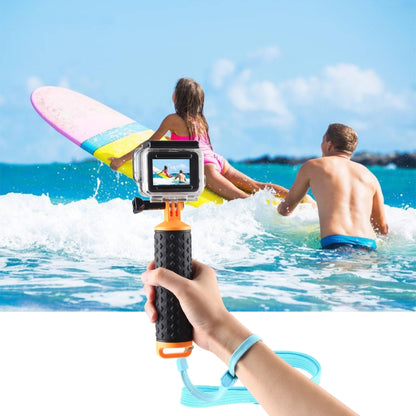 PULUZ Floating Handle Hand Grip Buoyancy Rods with Strap for GoPro HERO10 Black / HERO9 Black / HERO8 Black / HERO7 /6 /5 /5 Session /4 Session /4 /3+ /3 /2 /1, Xiaoyi and Other Action Cameras(Orange) by PULUZ