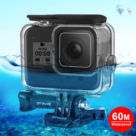 PULUZ 60m Underwater Depth Diving Case Waterproof Camera Housing for GoPro HERO8 Black by PULUZ