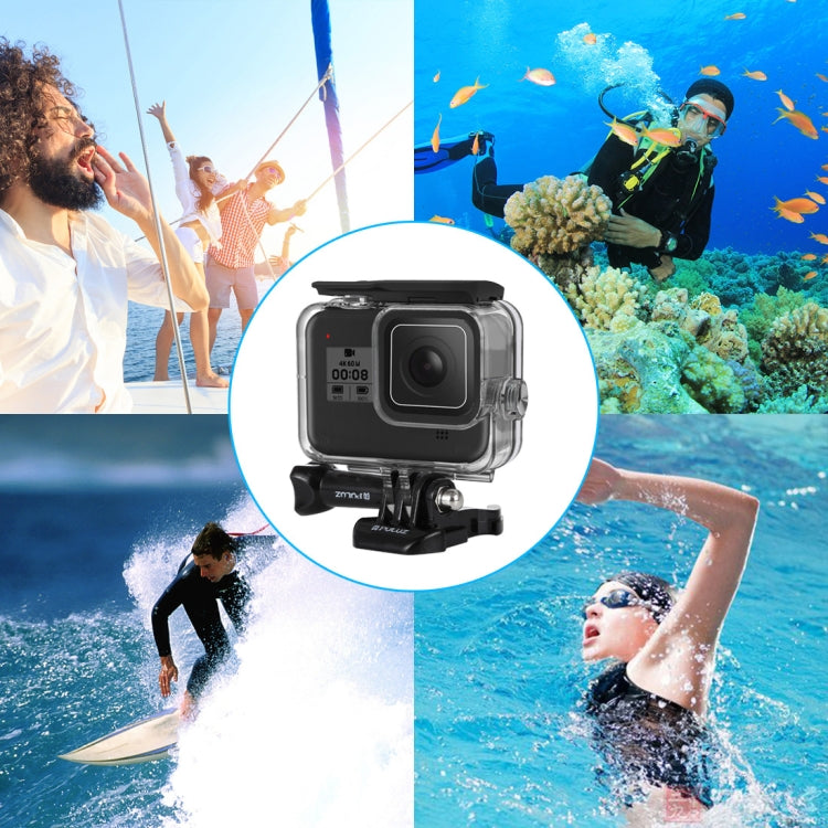 PULUZ 60m Underwater Depth Diving Case Waterproof Camera Housing for GoPro HERO8 Black by PULUZ