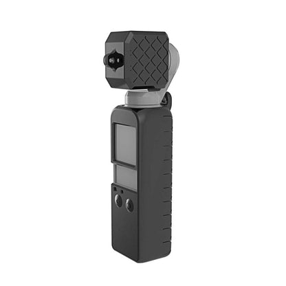 PULUZ 2 in 1 Diamond Texture Silicone Cover Case Set for DJI OSMO Pocket(Black) by PULUZ
