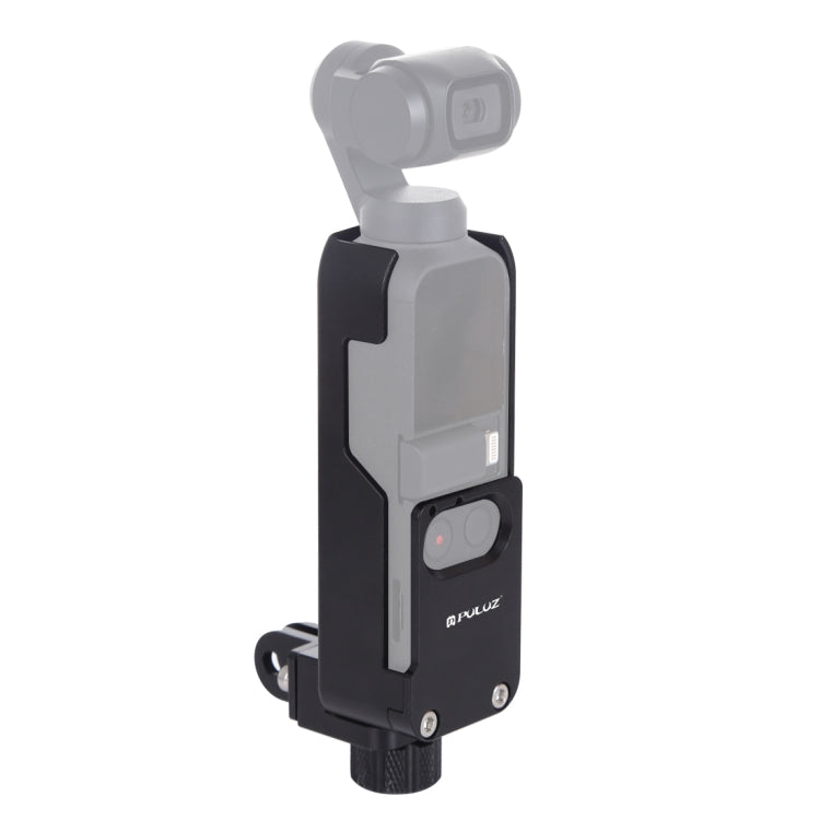 PULUZ Housing Shell CNC Aluminum Alloy Protective Cover for DJI OSMO Pocket(Black) by PULUZ