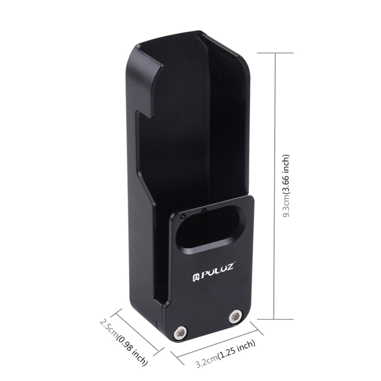 PULUZ Housing Shell CNC Aluminum Alloy Protective Cover for DJI OSMO Pocket(Black) by PULUZ