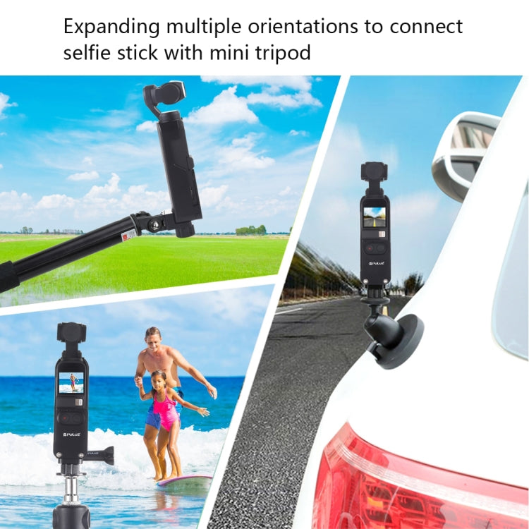 PULUZ Housing Shell CNC Aluminum Alloy Protective Cover for DJI OSMO Pocket(Black) by PULUZ