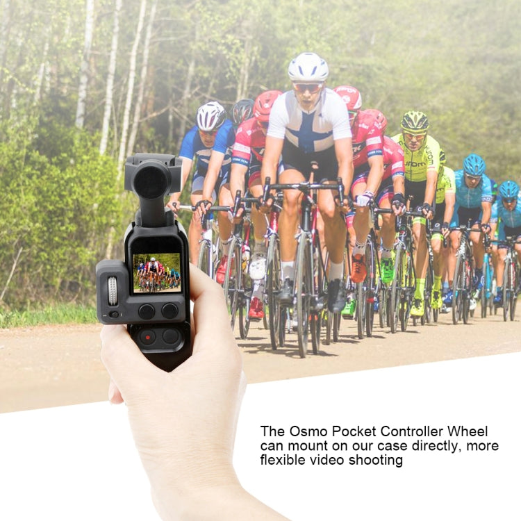 PULUZ Housing Shell CNC Aluminum Alloy Protective Cover for DJI OSMO Pocket(Black) by PULUZ