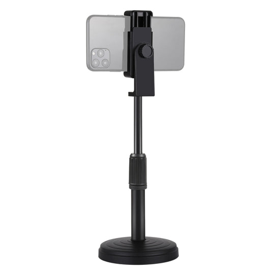 PULUZ Round Base Desktop Holder Mount with Phone Clamp, Adjustable Height: 15.5cm-25.5cm by PULUZ