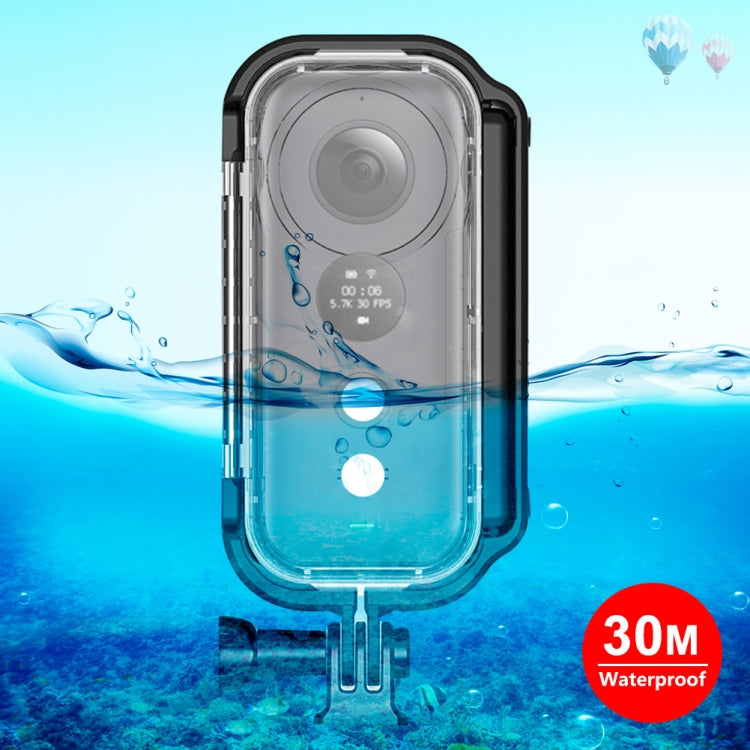PULUZ 30m Underwater Waterproof Housing Protective Case for Insta360 ONE X, with Buckle Basic Mount & Screw by PULUZ