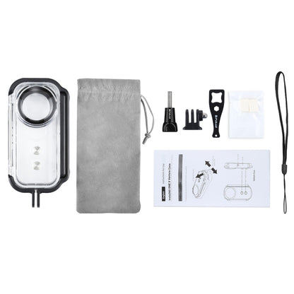 PULUZ 30m Underwater Waterproof Housing Protective Case for Insta360 ONE X, with Buckle Basic Mount & Screw by PULUZ