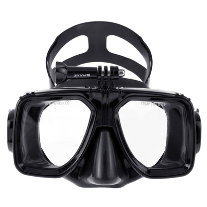 PULUZ Water Sports Diving Equipment Diving Mask Swimming Glasses for GoPro, Insta360, DJI and Other Action Cameras(Black) by PULUZ