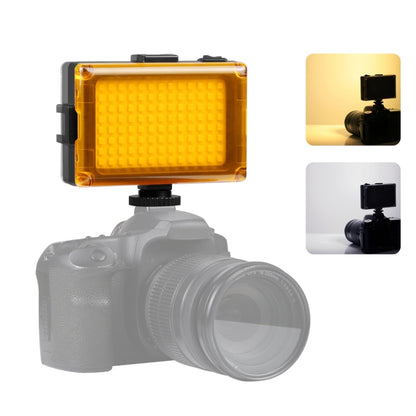 PULUZ Pocket 104 LED 1800LM Professional Vlogging Photography Video & Photo Studio Light with White and Orange Magnet Filters Light Panel for Canon, Nikon, DSLR Cameras by PULUZ