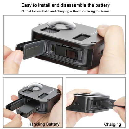 PULUZ Housing Shell CNC Aluminum Alloy Protective Cage for GoPro Max(Black) by PULUZ