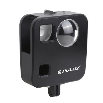 PULUZ for GoPro Fusion Housing Shell CNC Aluminum Alloy Protective Cage with Basic Mount & Lens Caps(Black) by PULUZ