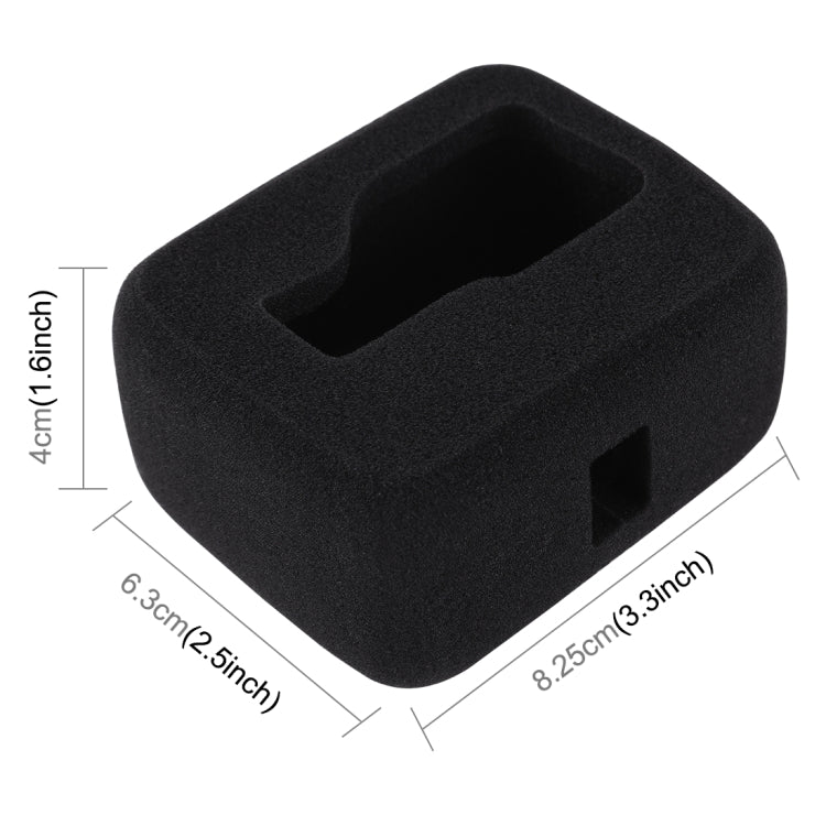 PULUZ for GoPro HERO8 Black Foam Windshield Housing Case(Black) by PULUZ