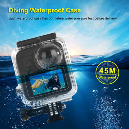 PULUZ 45m Underwater Waterproof Housing Diving Case for GoPro MAX, with Buckle Basic Mount & Screw by PULUZ