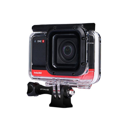 PULUZ 60m Underwater Depth Diving Case Waterproof Camera Housing for Insta360 ONE R 4K Wide-angle Edition(Transparent) by PULUZ