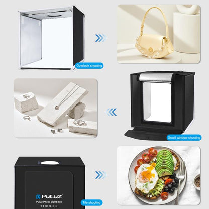 PULUZ 40cm Folding Portable White Light Dimmable Photo Lighting Studio Shooting Tent Box Kit with 6 Colors (Black, Orange, White, Red, Green, Blue) Backdrops(AU Plug) by PULUZ