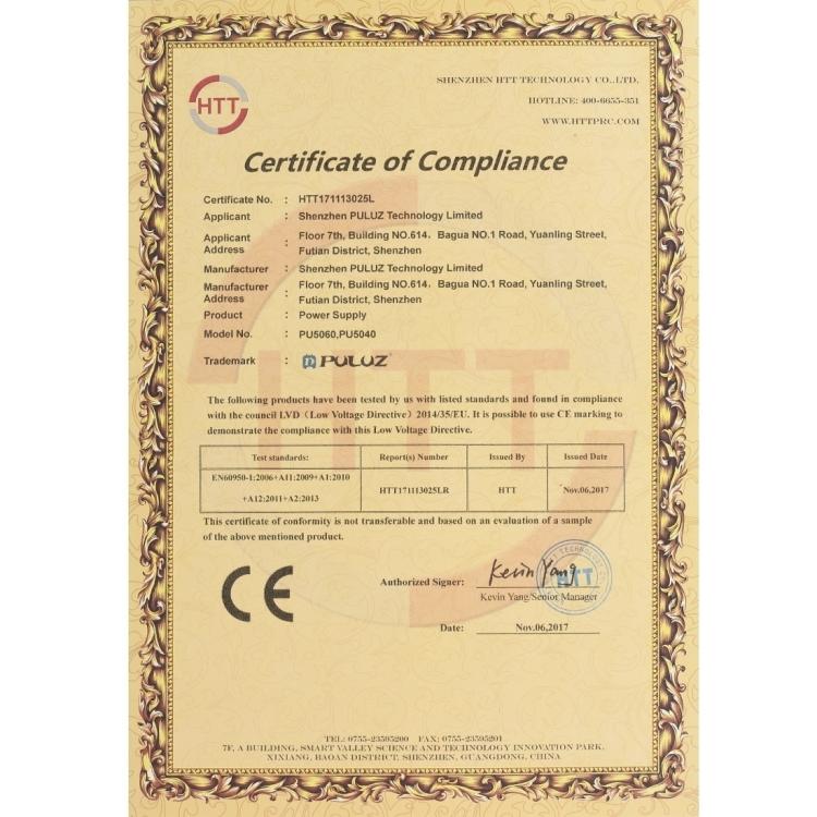 PULUZ 40cm Folding Portable White Light Dimmable Photo Lighting Studio Shooting Tent Box Kit with 6 Colors (Black, Orange, White, Red, Green, Blue) Backdrops(EU Plug) by PULUZ