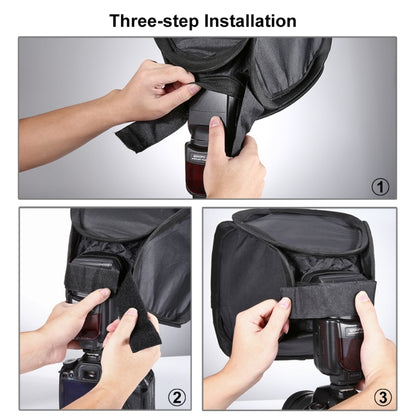 PULUZ Foldable Soft Flash Light Diffuser Softbox Cover, Size: 23cm x 23cm by PULUZ