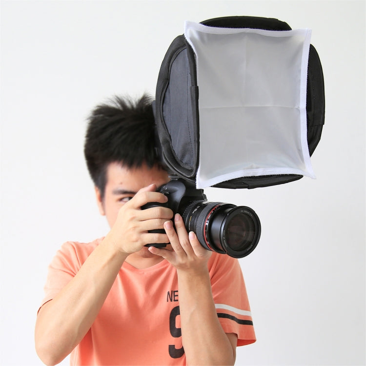PULUZ Foldable Soft Flash Light Diffuser Softbox Cover, Size: 23cm x 23cm by PULUZ