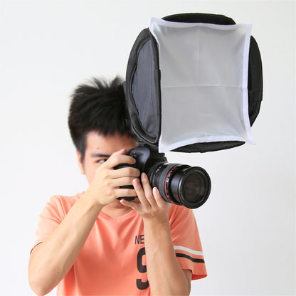 PULUZ Foldable Soft Flash Light Diffuser Softbox Cover, Size: 23cm x 23cm by PULUZ