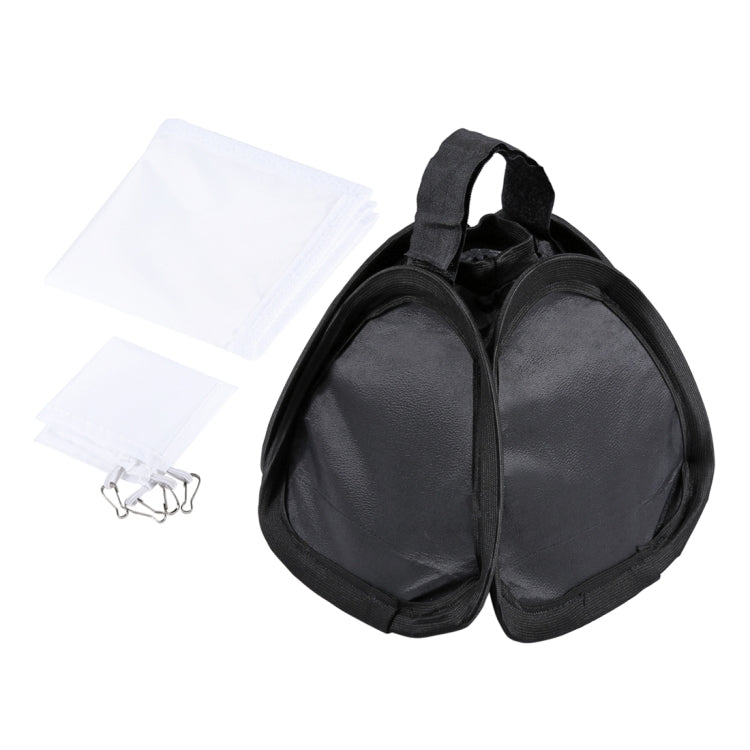 PULUZ Foldable Soft Flash Light Diffuser Softbox Cover, Size: 23cm x 23cm by PULUZ