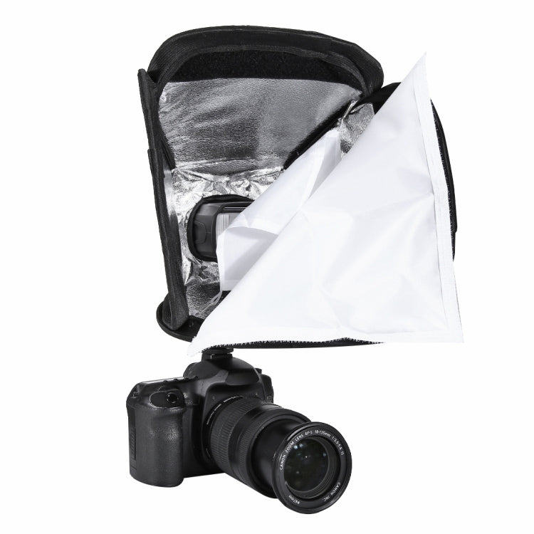 PULUZ Foldable Soft Flash Light Diffuser Softbox Cover, Size: 23cm x 23cm by PULUZ