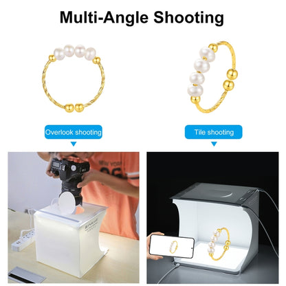 PULUZ Mini LED Photography Shadowless Light Lamp Panel Pad + Studio Shooting Tent Box, Acrylic Material, 20cm x 20cm Effective Area by PULUZ