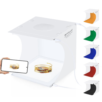 PULUZ Mini LED Photography Shadowless Light Lamp Panel Pad + Studio Shooting Tent Box, Acrylic Material, 20cm x 20cm Effective Area by PULUZ