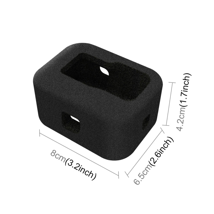 PULUZ for GoPro HERO12 Black /11 Black /10 Black /9 Black Foam Windshield Housing Case(Black) by PULUZ