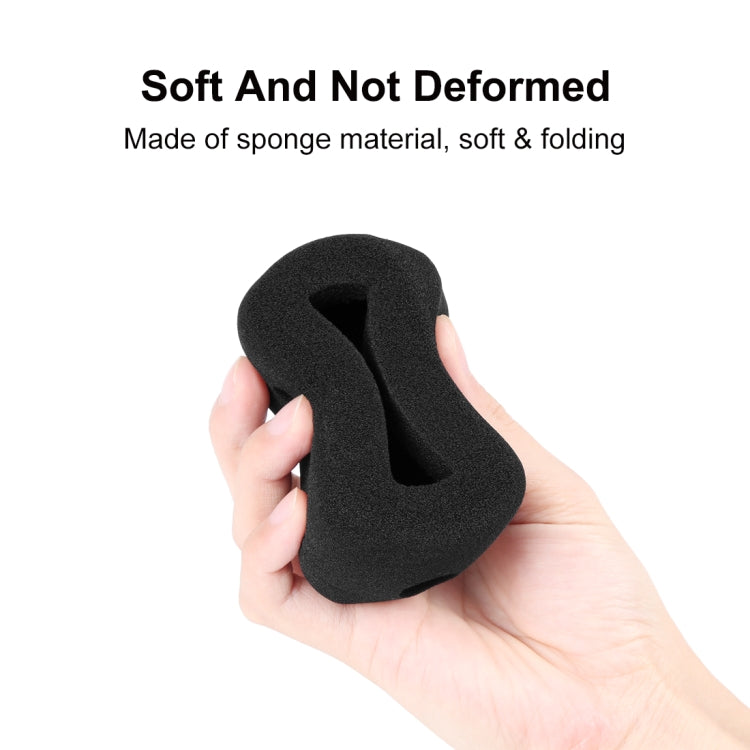 PULUZ for GoPro HERO12 Black /11 Black /10 Black /9 Black Foam Windshield Housing Case(Black) by PULUZ