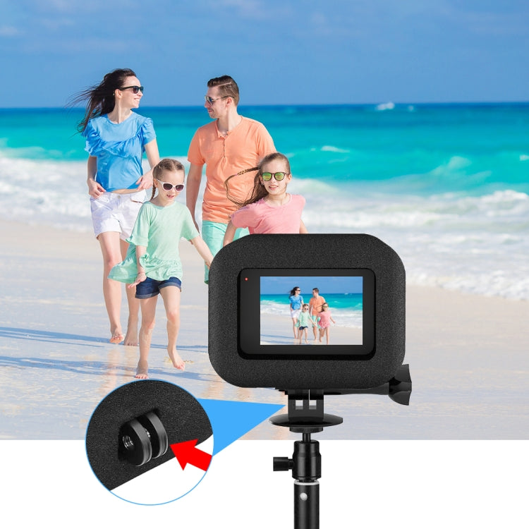 PULUZ for GoPro HERO12 Black /11 Black /10 Black /9 Black Foam Windshield Housing Case(Black) by PULUZ