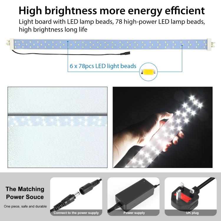 PULUZ 2m 240W 5500K Photo Light Studio Box Kit for Clothes / Adult Model Portrait(UK Plug) by PULUZ