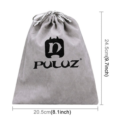 PULUZ Storage Bag with Stay Cord for GoPro, Insta360, DJI and Other Action Cameras Accessories(Grey) by PULUZ