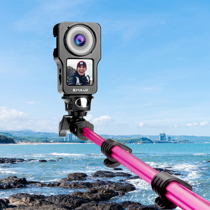 PULUZ CNC Aluminum Alloy Cage for DJI Action 2(Black) by PULUZ