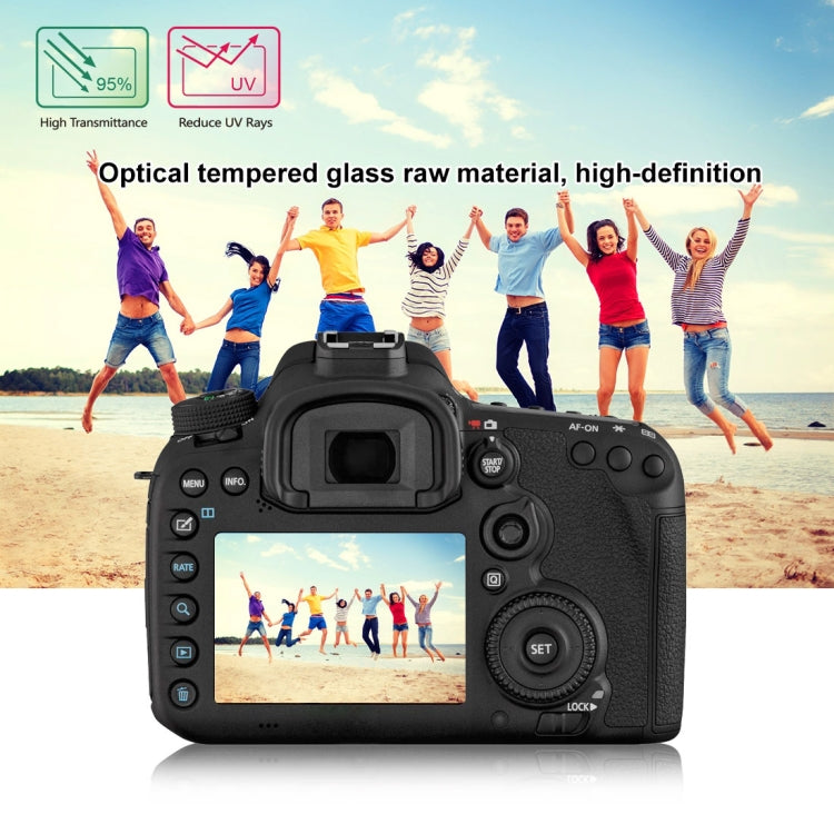 PULUZ 2.5D 9H Tempered Glass Film for Canon EOS 7D Mark II / 7D / N2 / PSN / Nikon V1 / P520 / S9400 / S680 / COOLPIX S6500 / S5200 / Samsung WB35F / OLYMPUS VG170 / 1DIV / Fuji S205 / Casio ZR70 / FC500S by PULUZ