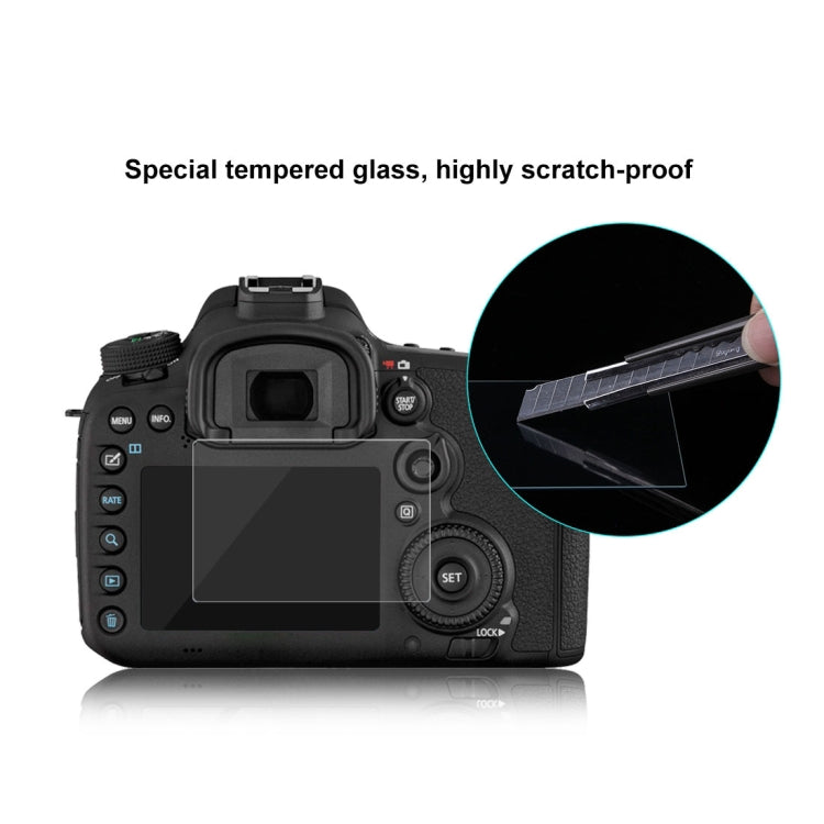 PULUZ 2.5D 9H Tempered Glass Film for Canon EOS 7D Mark II / 7D / N2 / PSN / Nikon V1 / P520 / S9400 / S680 / COOLPIX S6500 / S5200 / Samsung WB35F / OLYMPUS VG170 / 1DIV / Fuji S205 / Casio ZR70 / FC500S by PULUZ