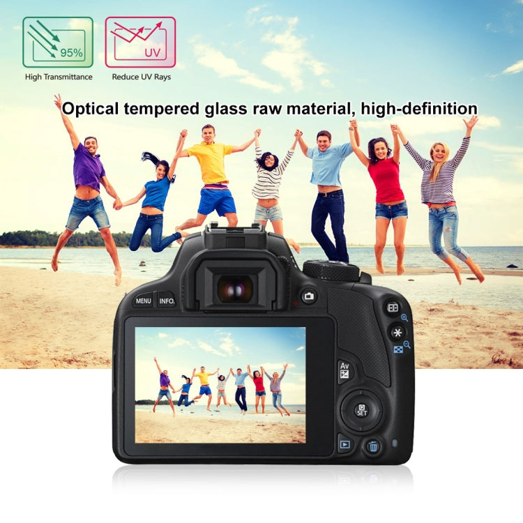PULUZ 2.5D 9H Tempered Glass Film for Canon 100D, Compatible with Canon 100D / M3 / G1X2 by PULUZ