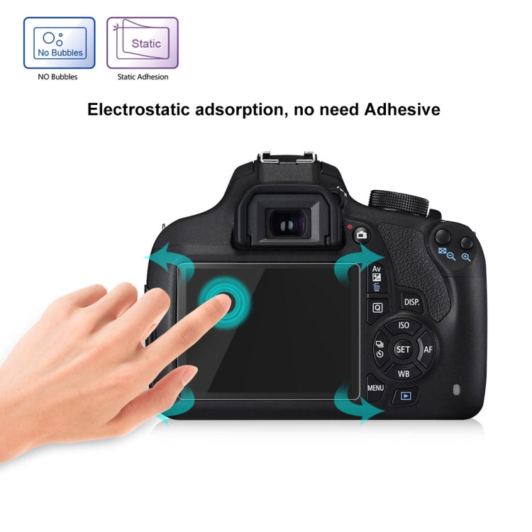 PULUZ 2.5D 9H Tempered Glass Film for Canon 1200D (KISS X70), Compatible with Canon 1100D / 1300D (KISS X80) / 1500D (KISS X90) / T7 1400D by PULUZ