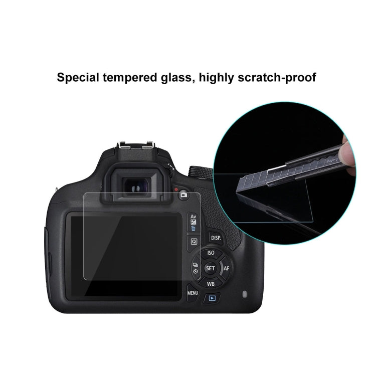 PULUZ 2.5D 9H Tempered Glass Film for Canon 1200D (KISS X70), Compatible with Canon 1100D / 1300D (KISS X80) / 1500D (KISS X90) / T7 1400D by PULUZ