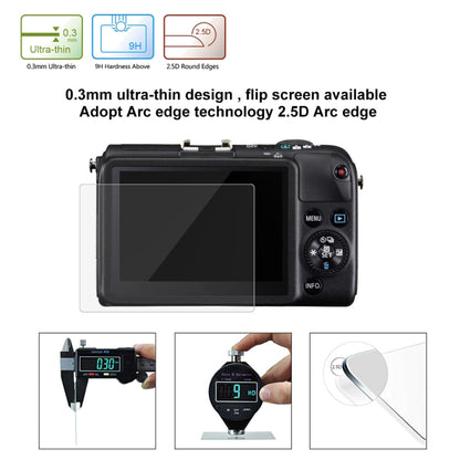 PULUZ 2.5D 9H Tempered Glass Film for Canon SX700, Compatible with Canon SX700 / IXUS230 / SX600 / SX610 / SX620 / SX720 / SX710 / IXUS230 / G15 / G16, Sony WX350 / WX300, Panasonic SZ9 / SZ7, Fujifilm Q1 / Q2 / XF1 by PULUZ