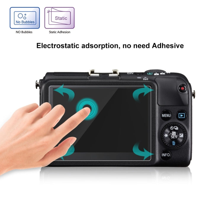 PULUZ 2.5D 9H Tempered Glass Film for Canon SX700, Compatible with Canon SX700 / IXUS230 / SX600 / SX610 / SX620 / SX720 / SX710 / IXUS230 / G15 / G16, Sony WX350 / WX300, Panasonic SZ9 / SZ7, Fujifilm Q1 / Q2 / XF1 by PULUZ