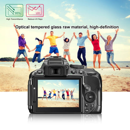 PULUZ 2.5D 9H Tempered Glass Film for Nikon D5300, Compatible with Nikon D5300 / D5500 / D5600, Pentax K-1 / K-1 Mark II by PULUZ